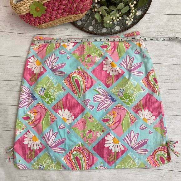 Lilly Pulitzer “Adios Elephant Patch” Skirt - Picture 4 of 9